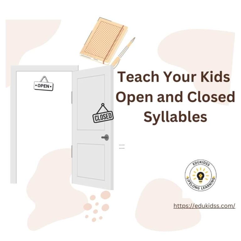 teach open and closed syllables