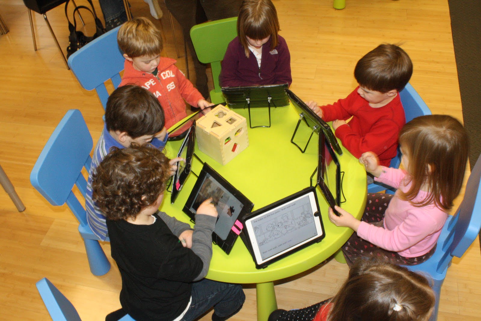 writing technology in kindergarten