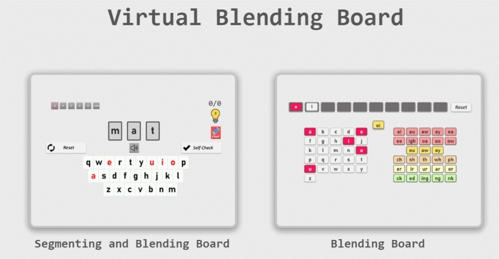 Virtual Blending and segmenting board