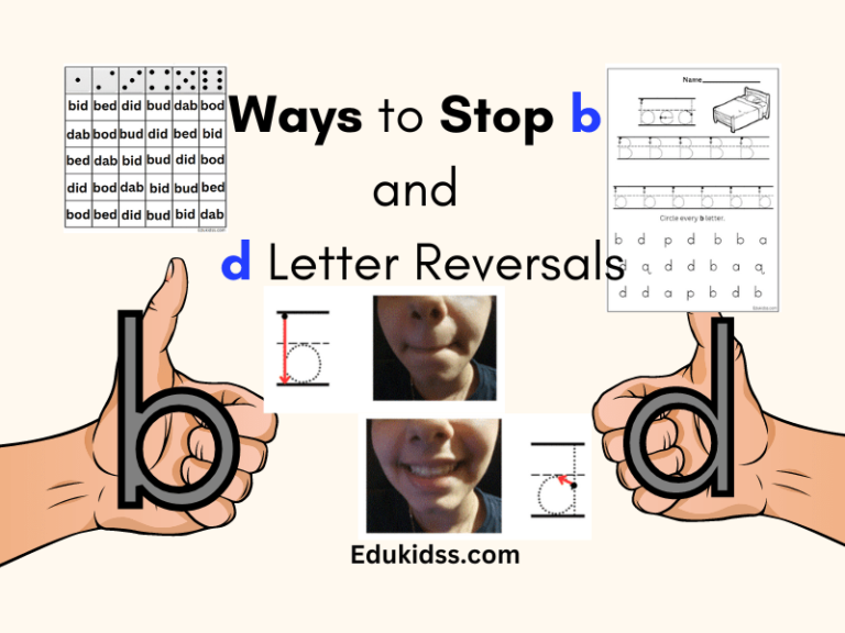 Ways to Stop b and d Letter Reversals.