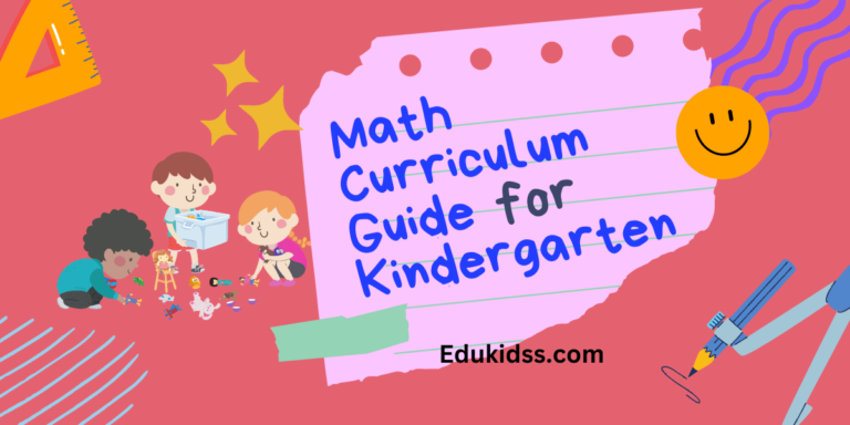 Math Curriculum Guide for Kindergarten