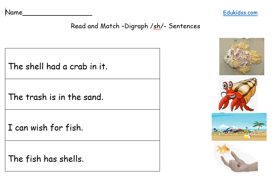 match digraphs sh